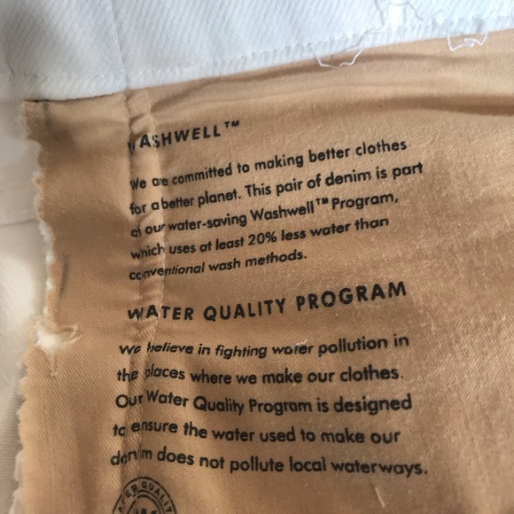 BANANA REPUBLIC Button Fly High Rise Slim Jeans, Sz. 35 EXCELLENT CONDITION - Picture 12 of 12